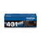 Brother TN431BK Toner, 3000 Page-Yield, Black (BRTTN431BK)