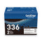 Brother TN3362PK High-Yield Toner, 4,000 Page-Yield, Black, 2/Pack (BRTTN3362PK)