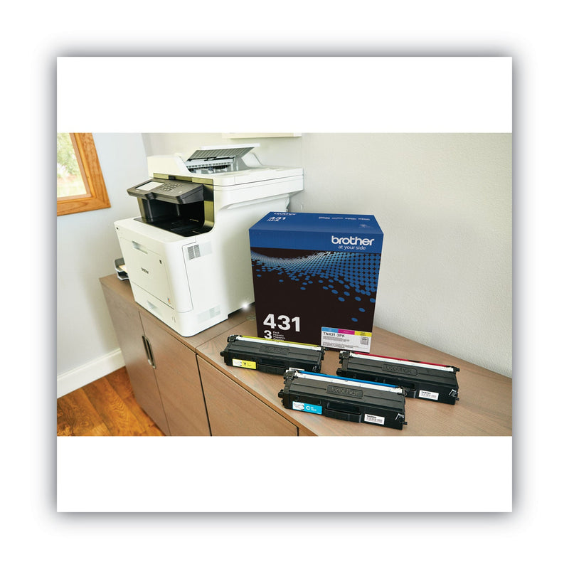 Brother TN4313PK Toner, 1,800 Page-Yield, Cyan/Magenta/Yellow (BRTTN4313PK)