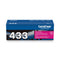 Brother TN433M High-Yield Toner, 4,000 Page-Yield, Magenta (BRTTN433M)