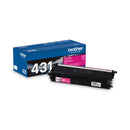 Brother TN431M Toner, 1800 Page-Yield, Magenta (BRTTN431M)