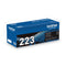 Brother TN223BK Toner, 1400 Page-Yield, Black (BRTTN223BK)
