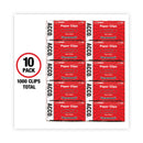 ACCO Paper Clips, Jumbo, Nonskid, Silver, 100 Clips/Box, 10 Boxes/Pack (ACC72585)