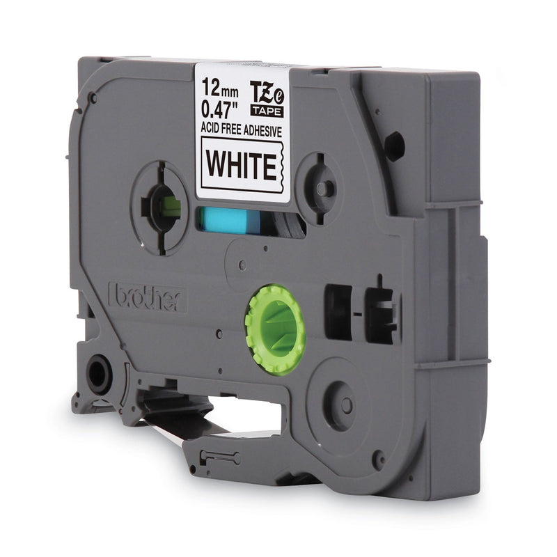 Brother TZ Photo-Safe Tape Cartridge for P-Touch Labelers, 0.47" x 26.2 ft, Black on White (BRTTZEAF231)
