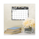 Blue Sky® Baccara Dark Wall Calendar, Floral Artwork, 11 x 8.75, White/Black/Gold Sheets, 12-Month (Jan to Dec): 2025 (BLS116052)