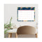 Blue Sky® Day Designer Peyton Academic Wall Calendar, Floral Artwork, 15 x 12, White/Navy Sheets, 12-Month (July to June): 2024 to 2025 (BLS107934)