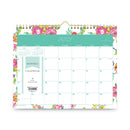 Blue Sky® Day Designer Peyton Academic Wall Calendar, Floral Artwork, 11 x 8.75, White Sheets, 12-Month (July to June): 2024 to 2025 (BLS107936)