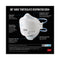 3M™ Aura Particulate Respirator 9205+, N95, One Size Fits All, 20/Pack (MMM9205PH20DC)