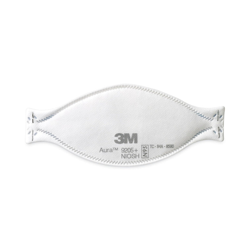3M™ Aura Particulate Respirator 9205+, N95, One Size Fits All, 20/Pack (MMM9205PH20DC)