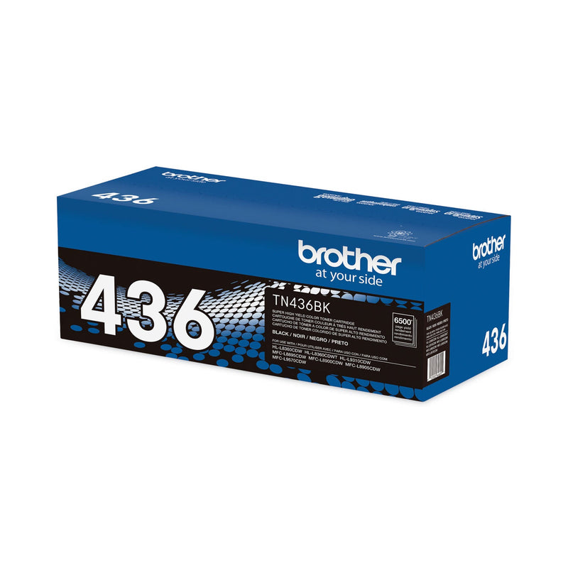 Brother TN436BK Super High-Yield Toner, 6,500 Page-Yield, Black (BRTTN436BK)