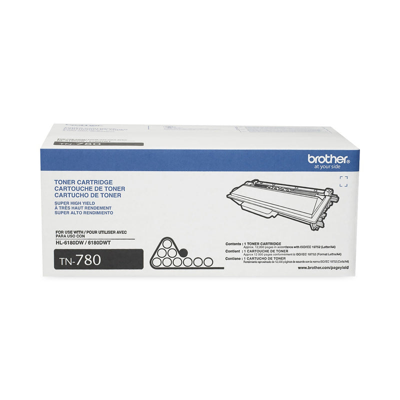 Brother TN780 Super High-Yield Toner, 12000 Page-Yield, Black (BRTTN780)