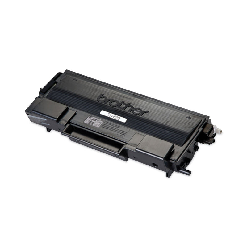 Brother TN670 High-Yield Toner, 7500 Page-Yield, Black (BRTTN670)