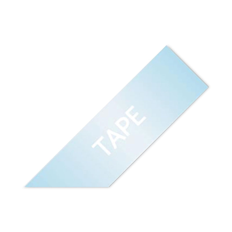 Brother TZ Extra Strength Adhesive Tapes Laminated, White on Clear, 1/2&quot;W (BRTTZS135)