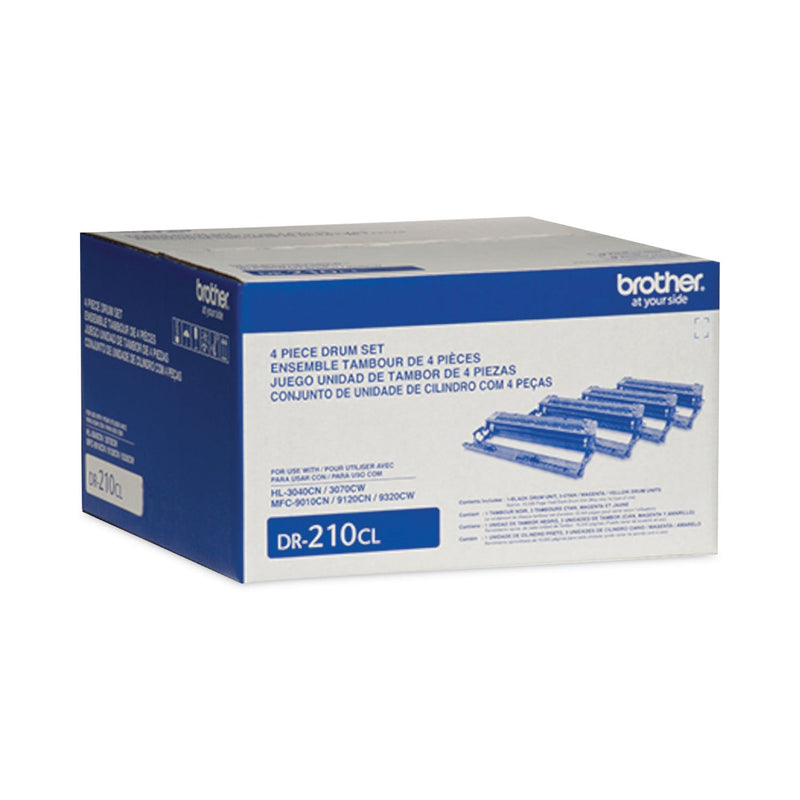 Brother DR210CL Drum Unit, 15000 Page-Yield, Black/Cyan/Magenta/Yellow (BRTDR210CL)