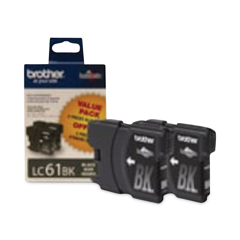 Brother Ink Cartridge, 450 Page Yield, Black (BRTLC612PK)