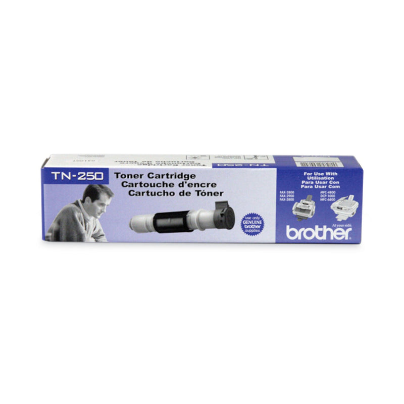 Brother TN250 Toner, 2200 Page-Yield, Black (BRTTN250)