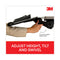 3M™ Knob Adjust Keyboard Tray With Highly Adjustable Platform, Black (MMMAKT80LE)