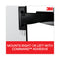 3M™ Swing Arm Copyholder, Adhesive Monitor Mount, 30 Sheet Capacity, Plastic, Black/Silver Clip (MMMDH240MB)
