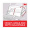 3M™ In-Line Freestanding Copyholder, 300 Sheet Capacity, Plastic, Black/Clear (MMMDH640)