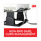 3M™ Adjustable Notebook Riser, 13" x 13" x 4" to 6", Black, Supports 20 lbs (MMMLX500)
