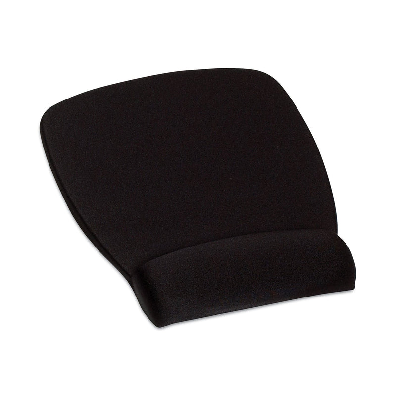 3M™ Antimicrobial Foam Mouse Pad with Wrist Rest, 8.62 x 6.75, Black (MMMMW209MB)