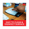 3M™ Antimicrobial Gel Compact Mouse Pad with Wrist Rest, 8.6 x 6.75, Black (MMMMW309LE)