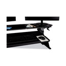 3M™ Precision Standing Desk, 42" x 23.2" x 6.2" to 20", Black (MMMSD70B)