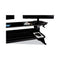3M™ Precision Standing Desk, 42" x 23.2" x 6.2" to 20", Black (MMMSD70B)