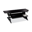 3M™ Precision Standing Desk, 42" x 23.2" x 6.2" to 20", Black (MMMSD70B)