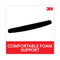 3M™ Antimicrobial Foam Keyboard Wrist Rest, 18 x 2.75, Black (MMMWR209MB)