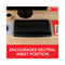 3M™ Antimicrobial Gel Keyboard Wrist Rest Platform, 19.6 x 10.6, Black/Gray/Silver (MMMWR420LE)