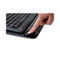 3M™ Antimicrobial Gel Keyboard Wrist Rest Platform, 19.6 x 10.6, Black/Gray/Silver (MMMWR420LE)