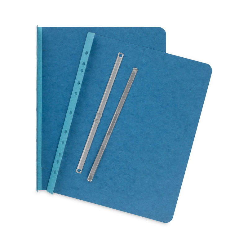 ACCO Pressboard Report Cover, Prong Clip, Letter, 3" Capacity, Light Blue (ACC25972)