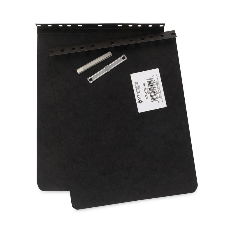 ACCO Presstex Report Cover, Top Bound, Prong Clip, Letter, 2" Cap, Black (ACC17021)