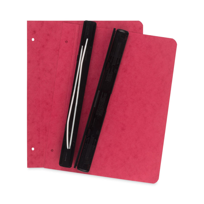 ACCO Expandable Hanging Data Binder, 2 Posts, 6" Capacity, 11 x 8.5, Red (ACC55261)