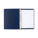 ACCO PRESSTEX Covers with Storage Hooks, 2 Posts, 6" Capacity, 12 x 8.5, Dark Blue (ACC54133)