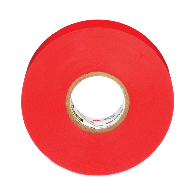 3M™ Scotch 35 Vinyl Electrical Color Coding Tape, 3" Core, 0.75" x 66 ft, Red (500-10810)