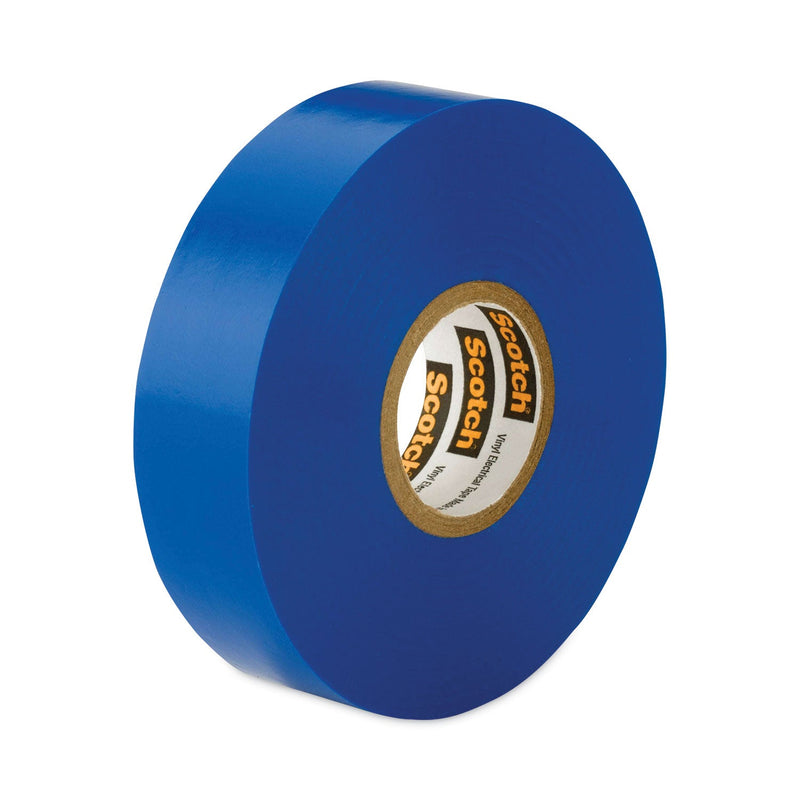 3M™ Scotch 35 Vinyl Electrical Color Coding Tape, 3" Core, 0.75" x 66 ft, Blue (500-10836)