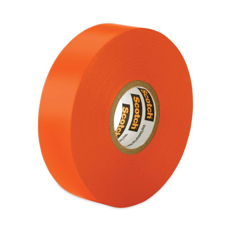 3M™ Scotch 35 Vinyl Electrical Color Coding Tape, 3" Core, 0.75" x 66 ft, Orange (500-10869)