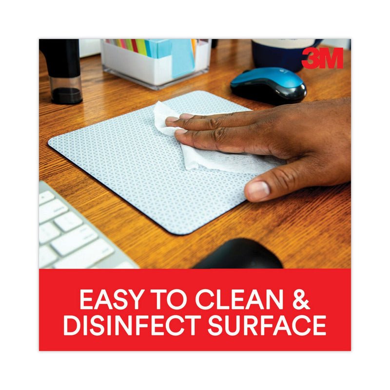 3M™ Precise Mouse Pad with Nonskid Back, 9 x 8, Bitmap Design (MMMMP114BSD1)