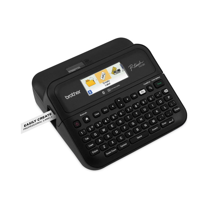 Brother P-Touch Business Professional Connected Label Maker, 30 mm/s Print Speed, 10.2 x 4.8 x 12.6 (BRTPTD610BT)