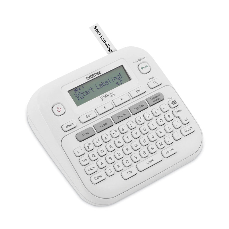 Brother P-Touch PT-D220 Label Maker, 2 Lines, 3.9 x 9.3 x 10.2 (BRTPTD220)