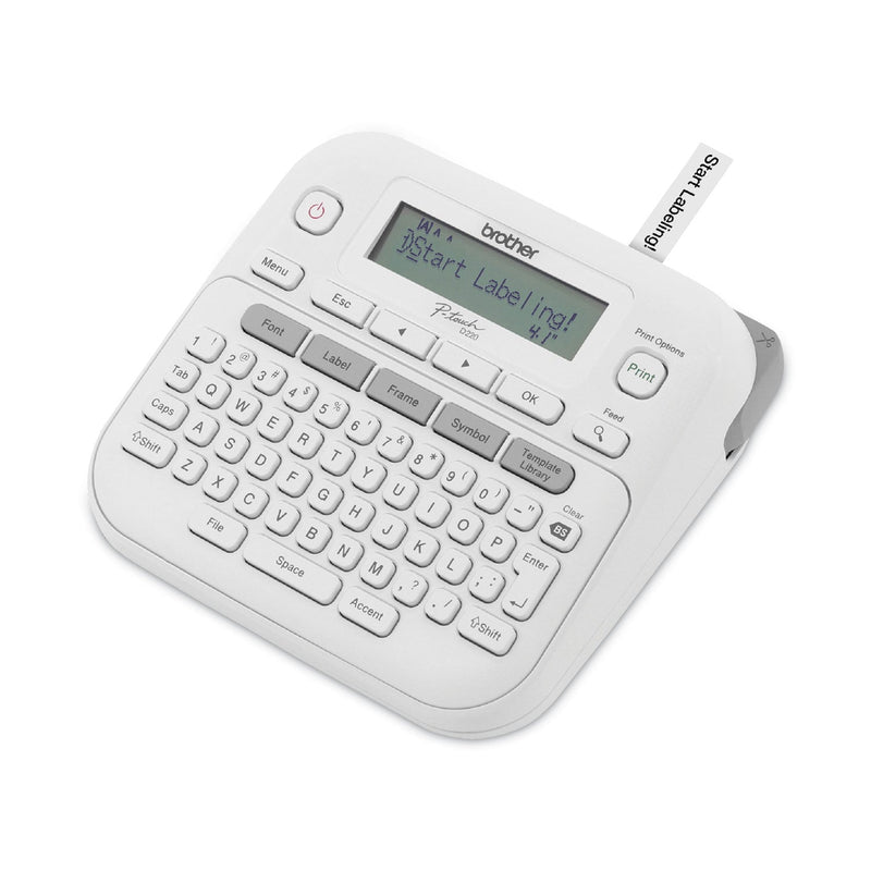 Brother P-Touch PT-D220 Label Maker, 2 Lines, 3.9 x 9.3 x 10.2 (BRTPTD220)