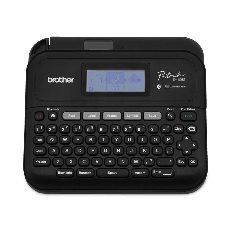 Brother P-Touch Business Expert Connected Label Maker, With 1 Roll Sample Tape, 30 mm/s Print Speed, 7.4 x 7 x 2.8 (BRTPTD460BT)