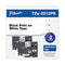 Brother TZe Standard Adhesive Laminated Labeling Tape, 0.94" x 26.2 ft, Black on White, 2/Pack (BRTTZE2512PK)