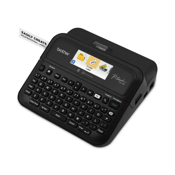 Brother P-Touch Business Professional Connected Label Maker, 30 mm/s Print Speed, 10.2 x 4.8 x 12.6 (BRTPTD610BT)