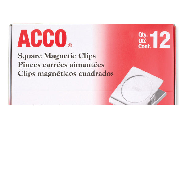 ACCO Magnetic Clips, 1.13", Silver (ACC72133)