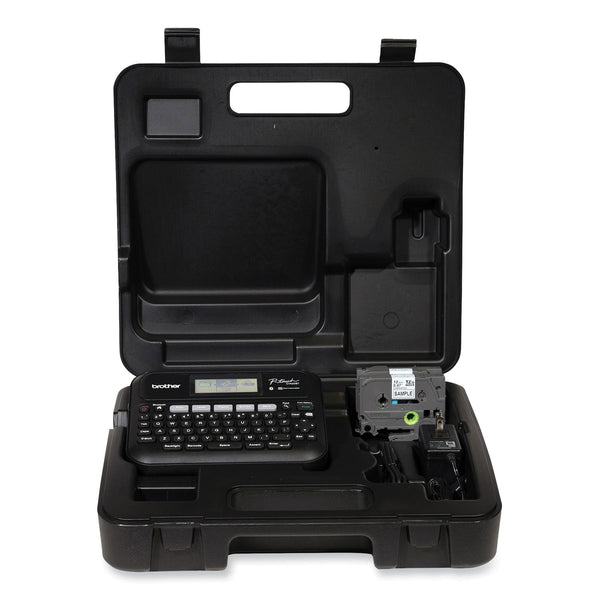 Brother P-Touch Business Expert Connected Label Maker, With 2 Rolls Sample Tapes, 30 mm/s Print Speed, 7.4 x 7 x 2.8 (BRTPTD460BTVP)