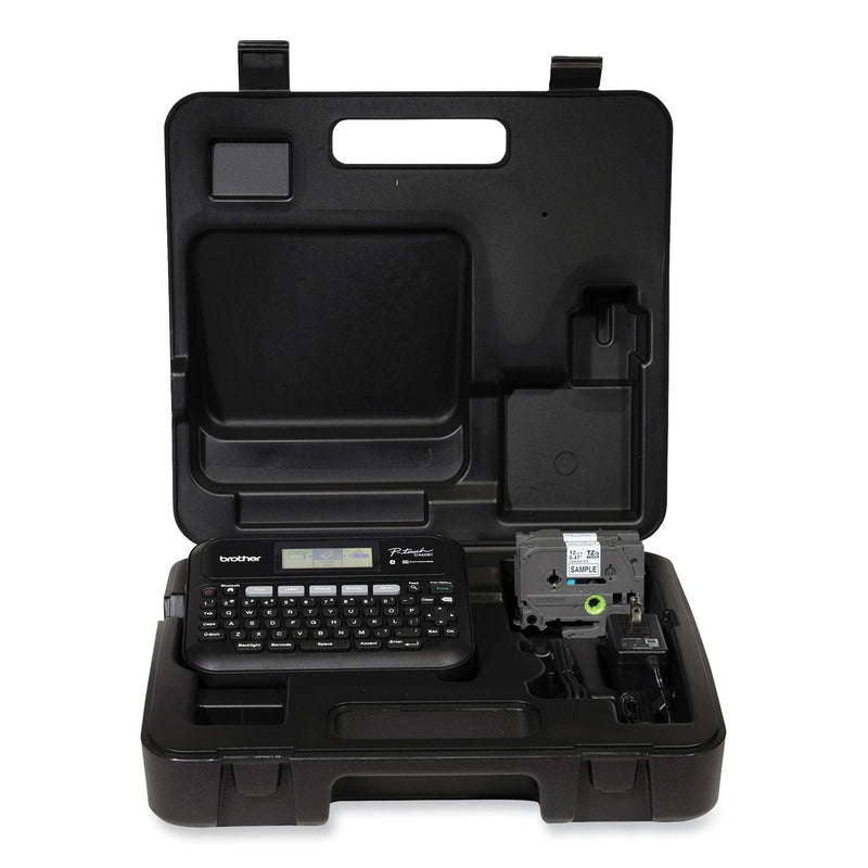 Brother P-Touch Business Expert Connected Label Maker, With 2 Rolls Sample Tapes, 30 mm/s Print Speed, 7.4 x 7 x 2.8 (BRTPTD460BTVP)