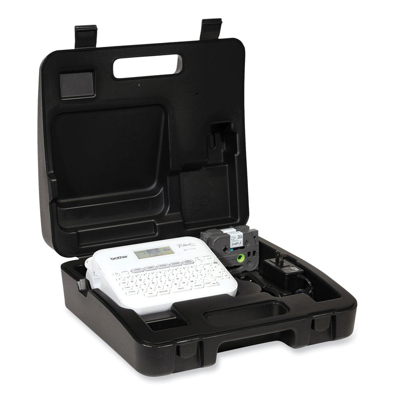 Brother P-Touch PT-D410 Advanced Connected Label Maker with Storage Case, 20 mm/s, 6 x 14.2 x 13.3 (BRTPTD410VP)